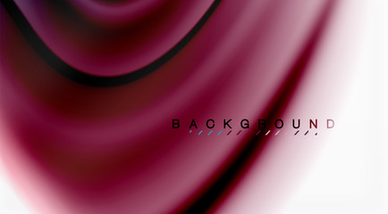 Swirl fluid flowing colors motion effect, holographic abstract background