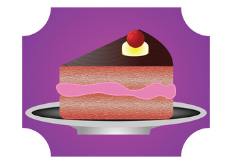 Strawberry Chocolate Cake - 204718934