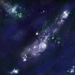 Background texture of the night sky with stars. High definition star field background