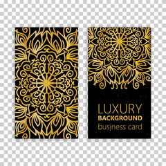 Vintage decorative elements. Business Cards. Ornamental floral. Oriental pattern, vector illustration. Islam, Arabic Indian turkish