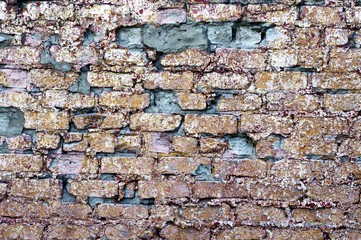 старая кирпичная стена