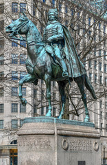 Pulaski Statue - Washington, DC - obrazy, fototapety, plakaty