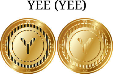 Set of physical golden coin YEE (YEE)