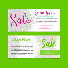 Sale banners design vector business voucher shopping