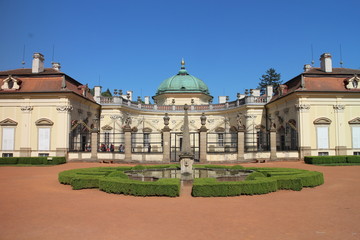Fototapeta na wymiar Buchlovice castle with garden, Czech republic 