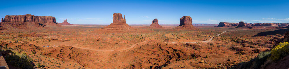 Fototapeta na wymiar Panorama Monument valley