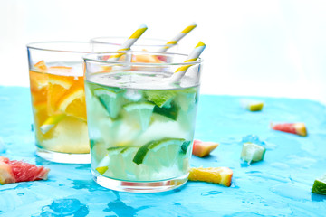 Healthy Detox citrus water or lemonade.