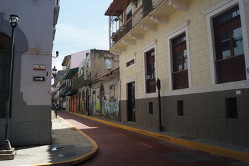 Fototapeta na wymiar Panama streets
