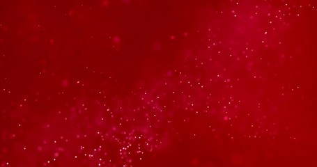 abstract christmas gradient red background with red bokeh flowing, valentine day love relationship holiday event festive concept