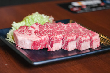 焼肉 和牛 千屋牛のヒレステーキ