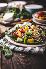 Mixed salad, vegetable salad