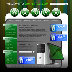 Naklejka premium Website Design 