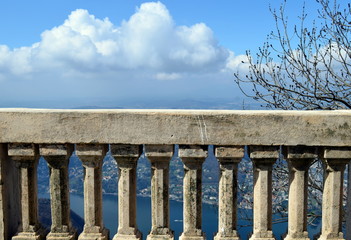 Aussichtsplattform in Brunate, Como