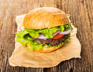 fast food, fresh burger