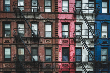 emergency exit, fire escape in New York City, nbc, Manhattan