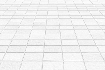 Fototapeta premium Outdoor white tile floor background