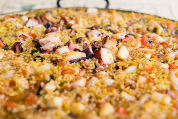 Paella casera