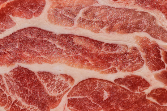 Marbling Japanese beef, raw beef, fresh meat. Wagyu beef macro. Beef wagyu with marbling texture.