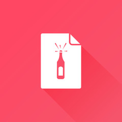 simple bottle icon