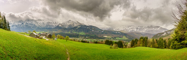 Fototapeta premium Spring Alpine Landscape 