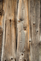 Naklejka premium Weathered wood planks background - timber texture