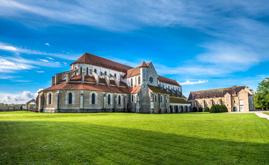 Pontigny Abbey in Burgundy, France