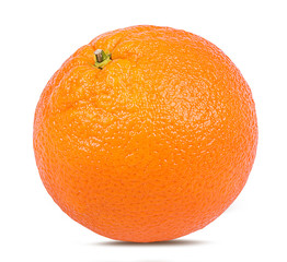 Juicy orange isolated on white background with clipping path