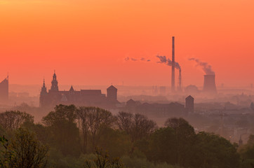 Fototapeta Krakow Old Town in early morning obraz