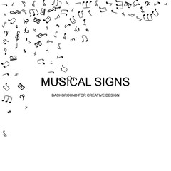 Music Notes Vector Background