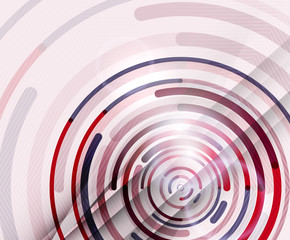 Circular lines, circles, geometric abstract background