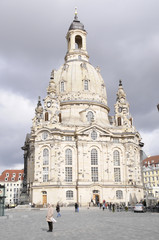 Fototapeta na wymiar Frauenkirche, Dresden, Freistaat Sachsen, Deutschland, Europa