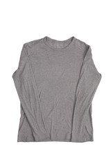 Gray template male sweatshirt isolated