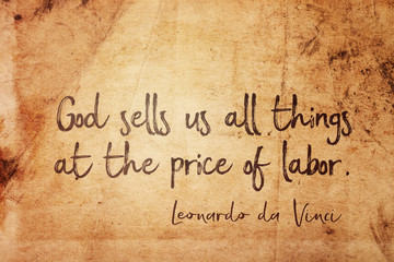 price of labor Leonardo