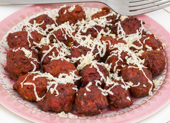 Indian Cuisine Vegetable Manchurian Also Know as Gobi Manchurian is a popular Indo Chinese Street food