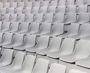 chairs in a hall or stadium