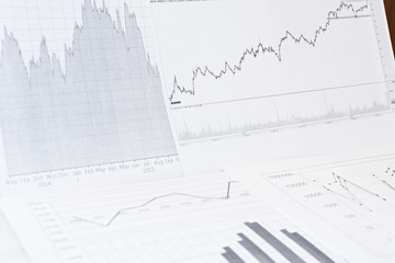 Detail graphics stock exchange