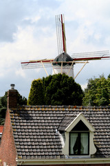 Historical Wind-mill,called De Hope