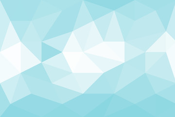 Obraz premium Blue abstract polygonal pattern. Low poly background