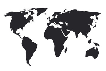 World Map Vector Illustration.