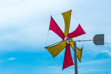 Windmill on the beach.