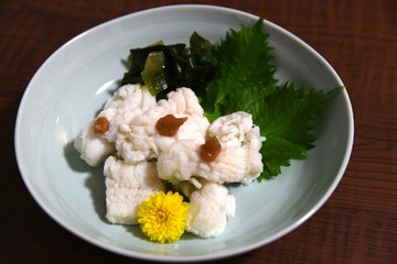 鱧の湯引き