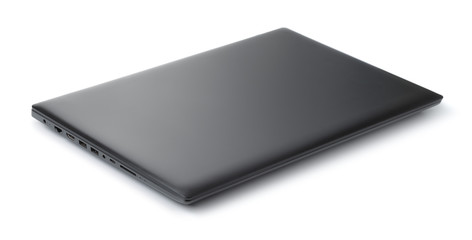 Closed  black laptop