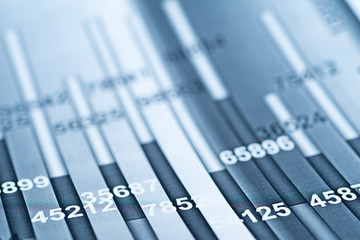 Detail graphics stock exchange