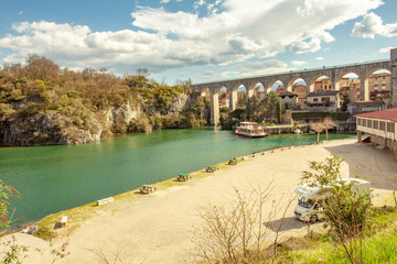 Canal de la Bourne Saint Nazaire en Royans  in the Auvergne Rhône Alpes region Travel Frence