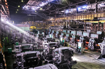 industrial metallurgical plant fabrication rolling mill
