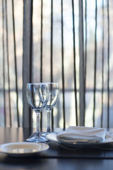 Restaurant cafe bar in luxury hotel