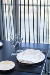 Restaurant cafe bar in luxury hotel