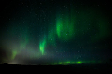 Fototapeta na wymiar Polarlicht über Island