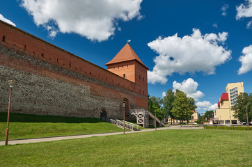 Fototapeta na wymiar Castle in the town of Lida
