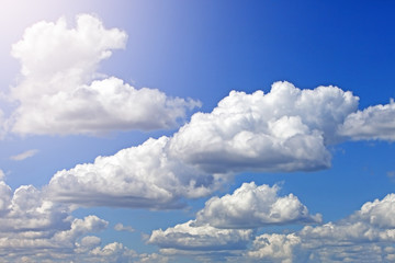 texture of Cumulus white clouds